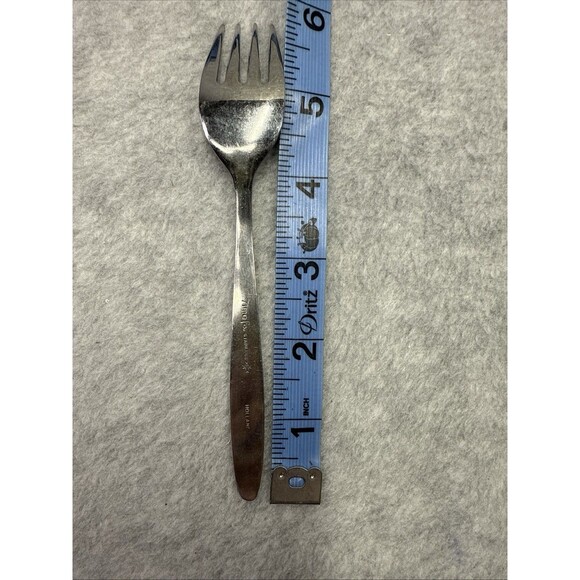 4 Vintage Amefa Holland Tulip Time Salad/Appetizer Forks Stainless Flatware Ret. - Picture 3 of 6